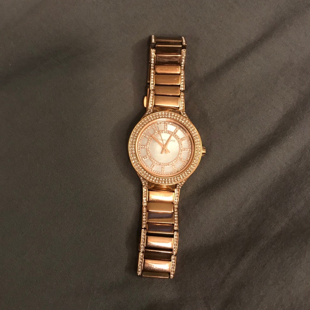 Rose gold and Pearl Michael Kors watch